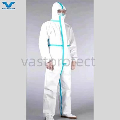 PP PE 55GSM フード用 防護用 白 Tyvek 400 コバースーツ パーソナライズ