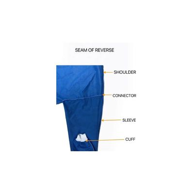 120 × 140cm SMS 隔離衣 耐久性軽量保護 CE 認証