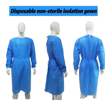 防水型PPE 青色 静止性防止型SMS 非織物外科服