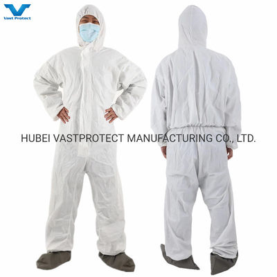 非織物 単品 微孔型 コバーオール PPE 保護服とグレーブーツ