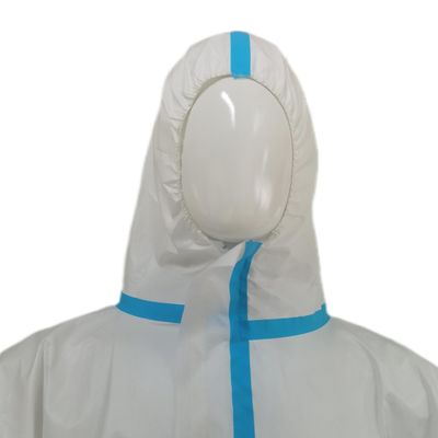 OEM受付 CEタイプ5 6 ノンウェブン 白い安全服 防護カバー