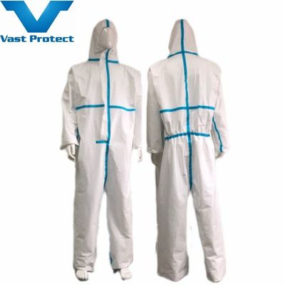 一回使用可能な白くシールされたシームマイクロフィルムカバー モデルNO.VASTPROTECT-604 一回使用可能な