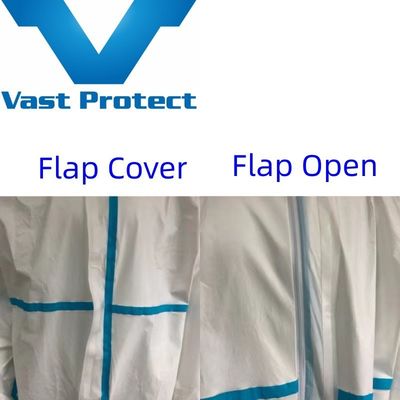 一回使用可能な白くシールされたシームマイクロフィルムカバー モデルNO.VASTPROTECT-604 一回使用可能な
