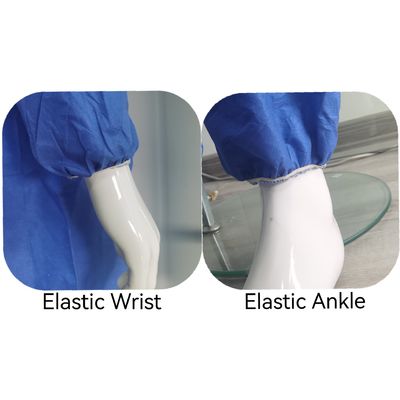 防護用衣装SMS 軽量化粧品 防護服S-5XL EN14126 OEM