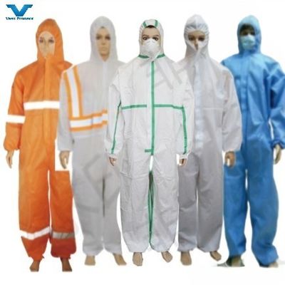 軽量化学品用防護衣装 単品 Sf PPE CEタイプ5 6 織物以外のカバー