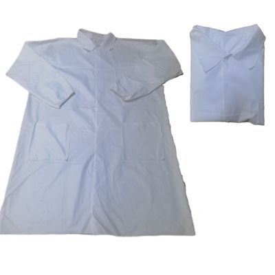 産業用リターン 返金 パーソナライズされた 白色 使い捨て 制服 作業服 PPE ラボコート