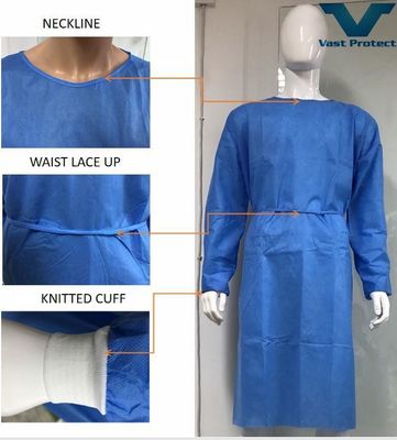 軽量型水素型VASTPROTECT 使い捨ての手術服 ストレンジ強度良好 履きやすさ