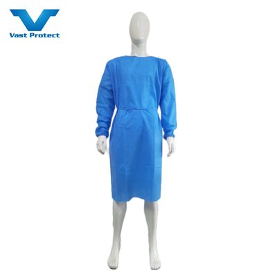 液体耐性抗静止性 手術服 VASTPROTECT-501 45GSM SMS 繊維 低アレルギー性 ニットマッチ