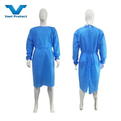 VASTPROTECT 使い捨ての手術服 柔らかい編み柄 手袋 SMS 隔離カバー アンチ 静的 30-50GSM ガーデニング 保護