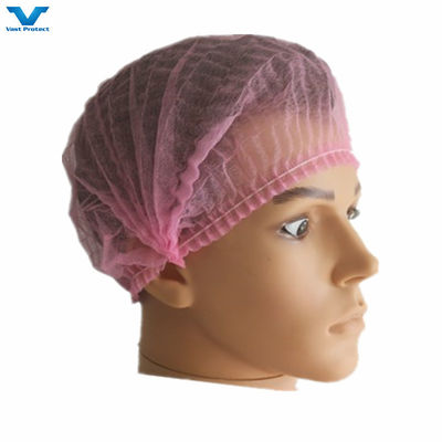 1回使用可能な非織物PPモブクリップ ストリップ ボーファントヘアネットキャップ 頭部保護用サンプル