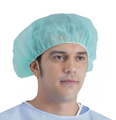 防水型 織物製のPPキャップ 医者/外科医/看護師/労働者 ブーファント/丸/プレート/ストライプ/クリップ