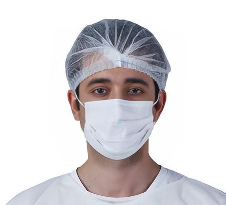 19インチ非織物PPクリップストリップ 毛布毛網 モブキャップ シングル弾性100PCS/バッグ