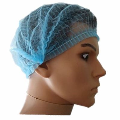 V101 カスタマイズされた使い捨ての非織布型PPヘアカバー ブーファント ヘアネット ストライプ クリップ モブキャップ