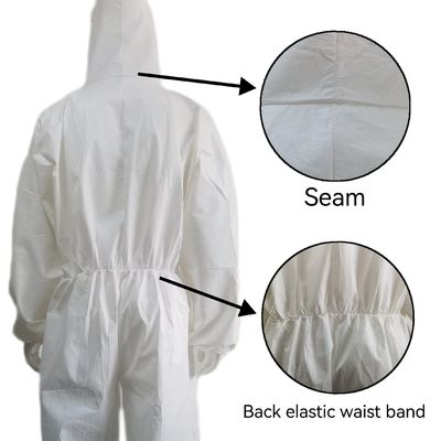 耐久性55GSM 耐久性5 6 産業用マイクロポーラス フード用保護服