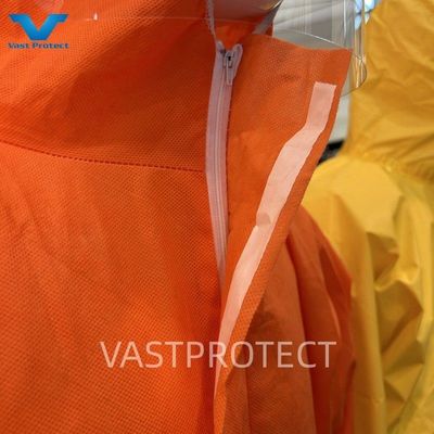 オレンジ オーダーメイド 保護服 オーストラリア 市場 PPE SMS 使い捨てカバーオール