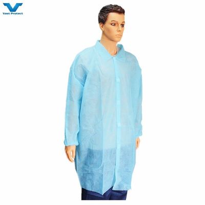 VPT601 117*135cm 産業用防護服用 単身用 PP ラボコート