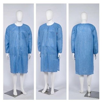 120×145cm 作業用使い捨てラボコート 呼吸可能なPP/SMS/MP/Tyvek/マイクロポーラス