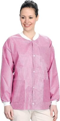 SMS 単品 衣装 45GSM ヒップ長さ ポケット付き 編み物 袖手 大人 5XL