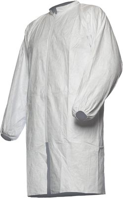 白い使い捨てポリプロピレン ラボコート サイズ M L XL 2XL ドクター 看護師 紫