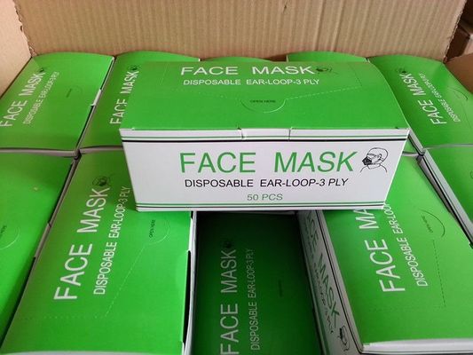 ホワイトリスト 3 プライ イールループ 非織物 PP 医療用 防護用 使い捨て 手術用 マスク