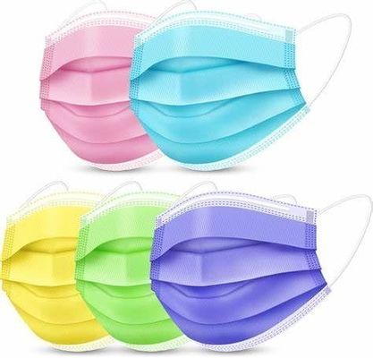 高度な保護 3層フラットスタイルの耳ループ顔面膜
