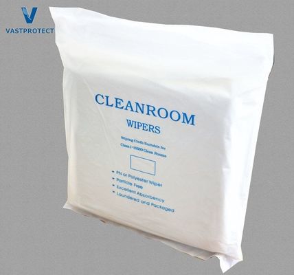 クリーンルームワイパー 商品 9" * 9" 120GSM 100%ポリエステル 薄膜なし 1009le パーソナライズ