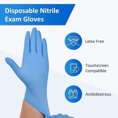 プロ用使い捨てナイトリル手袋 厚さ違い 3ml 4mil 5mil 6mil