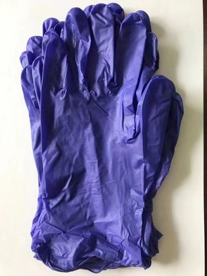 医療検査と清掃のための粉末のない使い捨てブルービニールナトリル手袋