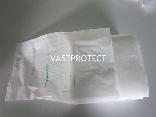 VPT0609 55% セルロース 45% ポリエステル 薄毛のないクリーンルーム用紙 ワイパー 防水