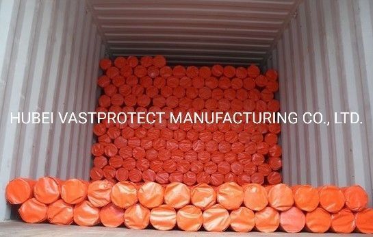 VASTPROTECT 12FT*100FT オレンジ色 PE タンパウリン ロール あなたの所有物を簡単に保護します