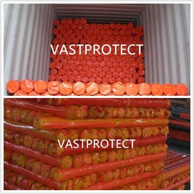 VASTPROTECT PVC コーティング スタイル ダブル オレンジ リップ プルーフ ポリ ロール 12 Prime * 100 Prime